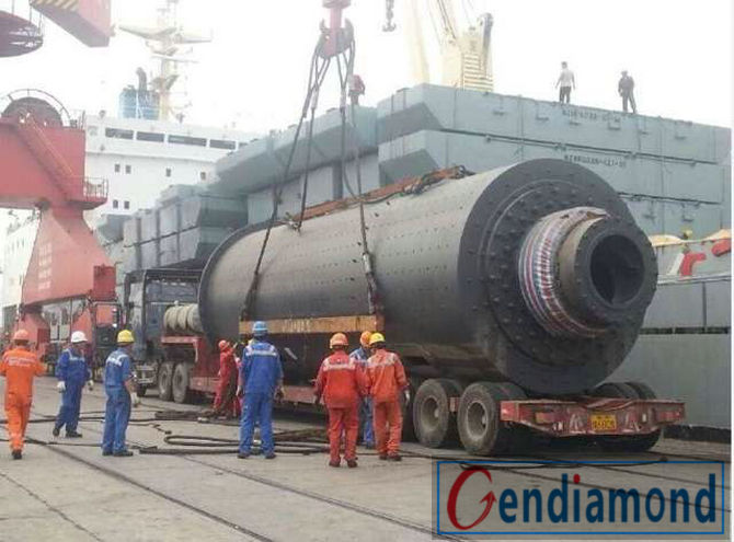 泰国林查班至印尼泗水  矿山球磨机 单件98吨海运