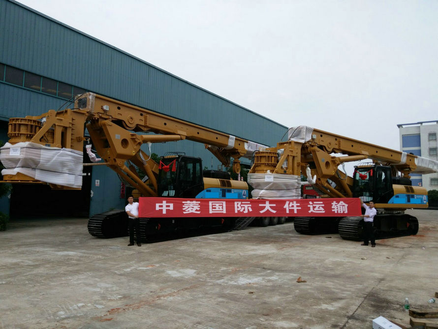湖南至上海   2*65T旋挖钻重大件运输